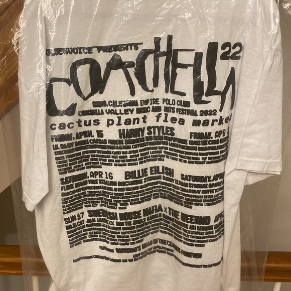 NEW - unisex COACHELLA - STREETWEAR Short Sleeve Tour Shirt; Size: XL - Picture 5 of 5